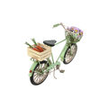 Figura Decorativa Home Esprit Preto Menta Bicicleta Vintage 24 X 9 X 13 cm (2 Unidades)