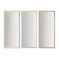 Espelho de Parede Home Esprit Branco Castanho Bege Cinzento Cristal Poliestireno 67 X 2 X 156 cm (4 Unidades)