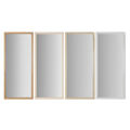 Espelho de Parede Home Esprit Branco Castanho Bege Cinzento Cristal Poliestireno 68 X 2 X 156 cm (4 Unidades)