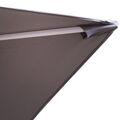 Parasol Thais 300 X 400 cm Cinzento Alumínio