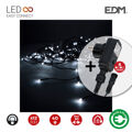 Cortina de Luzes LED Edm Icicle Easy-connect Branco 100W (200 X 50 cm)