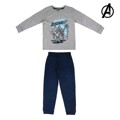 Pijama Infantil The Avengers 74172 Cinzento 10 Anos