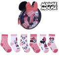 Meias Minnie Mouse (5 Pares) Multicolor 19-20