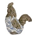 Figura Decorativa para Jardim Mosaico Galo Poliresina (22,5 X 46 X 41,5 cm)