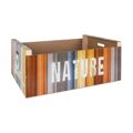 Caixa de Armazenagem Confortime Nature Madeira Multicolor 58 X 39 X 21 cm (3 Unidades)