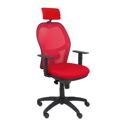 Cadeira de Escritório com Apoio para a Cabeça Jorquera P&c 10CRNCR Vermelho