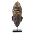 Figura Decorativa 17 X 16 X 46 cm Africana
