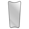 Espelho de Parede 68 X 2,5 X 147 cm Preto Metal