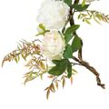 Flores Decorativas 160 X 30 X 24 cm Branco Peónia