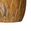 Vaso Cerâmica 17 X 17 X 35 cm Mostarda