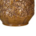 Vaso 20,5 X 20,5 X 26,5 cm Cerâmica Castanho