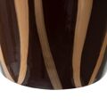 Vaso Zebra Cerâmica Dourado Castanho 18 X 18 X 48 cm