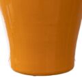 Vaso 21,5 X 21,5 X 52,5 cm Cerâmica Amarelo