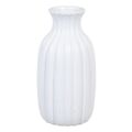Vaso 16,5 X 16,5 X 32 cm Cerâmica Branco