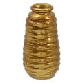 Vaso Cerâmica Dourado 15 X 15 X 30 cm