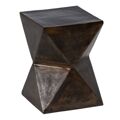 Mesa de Apoio Pequena Bronze Alumínio 30 X 30 X 41 cm