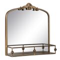 Espelho de Parede Dourado Cristal Ferro 54 X 16,5 X 51 cm