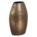 Vaso Dourado Alumínio 10 X 21 X 33 cm