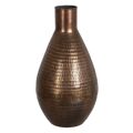 Vaso Bronze Dourado Alumínio 30 X 30 X 56 cm