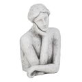 Busto Argila Mulher 35 X 28 X 54 cm