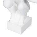 Figura Decorativa Branco 39 X 15,5 X 19 cm