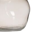 Vaso Taupe Cristal 18 X 18 X 14,5 cm