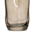 Vaso Castanho Cristal 8,5 X 8,5 X 23,5 cm