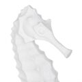 Figura Decorativa Branco Cavalo-marinho 15 X 12,5 X 45 cm