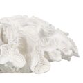 Figura Decorativa Branco Coral 30 X 30 X 11 cm