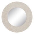 Espelho de Parede Branco Madeira 90 X 2 X 90 cm
