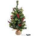 árvore de Natal Multicolor Pvc Metal 30 X 30 X 60 cm