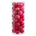 Bolas de Natal Vermelho Plástico 6 X 6 X 6 cm (40 Unidades)