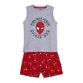 Pijama de Verão Spiderman Cinzento 6 Anos