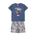 Pijama Infantil Marvel Cinzento 6 Anos