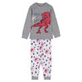 Pijama Infantil Jurassic Park Cinzento 3 Anos