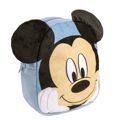 Mochila Escolar Mickey Mouse Azul Claro 18 X 22 X 8 cm