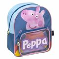 Mochila Escolar Peppa Pig Azul 25 X 30 X 12 cm