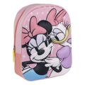 Mochila Escolar Minnie Mouse Cor de Rosa 25 X 31 X 10 cm