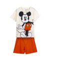 Pijama Infantil Mickey Mouse Bege 4 Anos