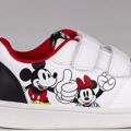 Sapatilhas de Desporto Infantis Mickey Mouse Velcro Branco 30