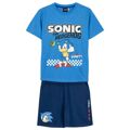 Conjunto de Vestuário Sonic Azul 12 Anos