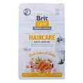 Comida para Gato Brit Care Grain Free Haircare Healthy & Shiny Coat Adulto Frango Salmão 400 G