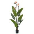 Emerald Planta Estrelícia Artificial em Vaso com Flores 120 cm