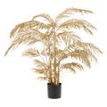 Emerald Palmeira Areca Artificial 145 cm Dourada
