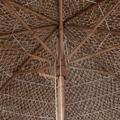Guarda-sol de Bambu com Cobertura em Folhas de Bananeira 210 cm