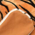 Tapete Tigre de Pelúcia 144 cm Castanho