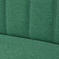 Sofás de Tecido 117x555x77 cm Verde