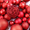 Bolas de Natal 100 Un. 6 cm Vermelho
