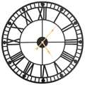  Relógio de Parede Vintage com Movimento Quartzo Metal 60 cm XXL