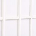  Biombos Dobrável com 6 Painéis Estilo Japonês 240x170 cm Branco